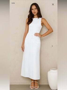 Hello Molly - Everything Energy Midi Dress White